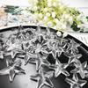 Decorações de Natal Estrela de Cinco Pontas Pingente de Acrílico Material para Miçangas de Diamante Estrela DIY Colar Tridimensional Pulseira
