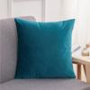 Funda de almohada de terciopelo moderna y sencilla, venta al por mayor, súper suave, de color sólido, para la cintura, para dormitorio, mesita de noche, sofá.
