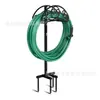 Soporte de Manguera Suave de Pie para Jardín y Césped, 150 Pies Resistente de Metal Desmontable Resistente a la Corrosión