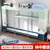 Guarda-Roupa Simples Estilo Prateleira com Juntas de Liga, Armário com Estrutura de Aço, Guarda-Roupa de Tecido Espesso, Específico para Montagem em Apartamentos de Aluguel