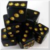 Dados de Resina Dexing Puntos Gris Negro Dorado Punto Mahjong Dados de Puntos Accesorios de Juego Conteo de Vidas