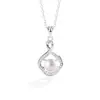 Collar de Perlas de Agua Dulce de Plata de Ley S925 para Mujer, Colgante de Moissanita de Lujo Ligero de Nicho, Joyería de Cadena para Clavícula, Regalo del Día de la Madre