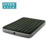 Colchón inflable Intex para exteriores, portátil, plegable, con colchón de aire, sábana doble, bomba eléctrica incorporada, cama inflable para interiores.