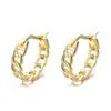 Cadena vintage de plata de ley s925 hebilla para oreja femenina pendiente de oreja retorcido estilo frío pendientes tejidos simples brillantes joyería para orejas