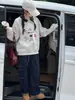 Sudadera para niña, nueva colección primavera/otoño 2026, top elegante de manga larga estilo coreano con cuello, moderno para niñas mayores