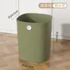 Papelera de alta gama y lujo ligero para el hogar 2025, nueva para cocina, baño, inodoro, dormitorio, sala de estar, dormitorio estudiantil, oficina