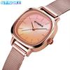 Productos de fábrica Reloj de Cuarzo Malla Oro Rosa Tendencia Moda SYNOKE Reloj Elegante Nicho Lujo Ligero para Mujer