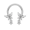 Anillos de Nariz de Acero Inoxidable Multiestilo, Pendientes de Diamante, Anillos Sin Costura, Anillos Multifuncionales, Joyería para Labios, Artículos de Venta Caliente Transfronterizos Europeos y Americanos