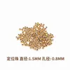 Cobre banhado a ouro 18k pulseira e colar DIY materiais de miçangas artesanais fecho em U fecho de ponta conta de posicionamento fecho acessórios
