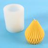 Molde de silicona para velas con forma geométrica, para aromaterapia, yeso, incienso mineral, pegamento para velas, varios tamaños