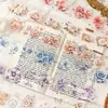 Paquete de Pegatinas para Manualidades Tema Árbol de Flores Mariposa Transfronterizo Aspecto Elegante Estudiante Mascota Película Impermeable Corte DIY Pegatinas Pequeñas