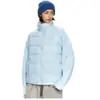 Jaqueta feminina de algodão leve e estilosa com patchwork de mangas de tricô para mulheres petites - Lançamento de inverno 2026