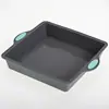 Forma de Silicone Personalizada para Bolo Forma de Assar de Cozinha Forma Redonda Quadrada para Pão Forma de Pão Resistente a Altas Temperaturas Forma para Bolo