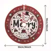 Nueva Falda para Árbol de Navidad con Diseño de Mejor Venta en Amazon Decoración para Base de Árbol Impresión Digital Suministros Navideños Decoraciones