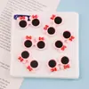 Accesorios de Gafas Pequeñas Divertidas de Resina Versátiles Dibujos Animados Accesorios de Pegamento de Crema Diadema Hecha a Mano Pasador Material de Bricolaje Parche