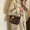 Bolsa transversal de couro macio de alta qualidade para mulheres, nova moda 2026 bolsa de ombro simples, bolsa de axila casual de grande capacidade para o dia a dia