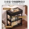Estante de Almacenamiento Móvil para el Hogar, Estante de Almacenamiento para Juego de Té para Salón de Té, Suministros de Almacenamiento para Sala de Estar y Cocina con Carro de Almacenamiento con Cajón