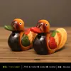 Aula de Preescolar Estilo Ins Creativo Manualidades de Ciervos Adornos de Madera Hechos a Mano Escritorio de Oficina Decoraciones para el Hogar