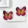 Artesanía de Seda de Mariposa Simulada Decoración de Interiores Accesorios para Fotografía Flores Falsas Decoración de Bodas Flores de Mariposa Creativas Venta al por Mayor