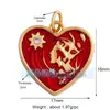 M07 M41B Acessórios de joias DIY amor estrela concha pérola cor zircônia pingente