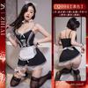 Lencería Sexy, Atuendo de Sirvienta Sexy Estilo Abstinencia, Tentación de Pura Pasión, Uniforme de Sirvienta para Juego de Rol, Traje de Coqueteo Sin Quitar