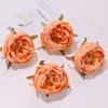 Flor Simulada Flor de Té Austin Horquilla Material DIY Tocado Accesorios para el Cabello Material Set de Boda Decoración de Pared de Flores