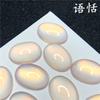 Yu Tian 6*8/7*9 resina imitação olho de gato anel oval antigo diy material de embutimento acessórios de grampo de cabelo