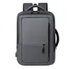 Mochila multifuncional de gran capacidad para negocios, adecuada para uso en exteriores, mochila para computadora elegante y transpirable, mochila escolar para estudiante universitario