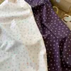 Tecido 100% Algodão 40 Fios Estampa Digital, Tecido Floral Estilo Ins, Creme Retrô, Roupas Femininas, Roupas Infantis, Roupas Pai e Filho, Decoração de Casa