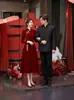 Vestido de Casamento da Noiva, Novo Estilo Chinês, Estilo Francês, Vestido de Baile de Formatura de Alto Padrão, Vestido Petite