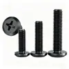 Tornillo de Acero Inoxidable 304 Negro Cabeza Plana Avellanada Phillips Tornillo de Cabeza Plana Perno M2M3M4M5M6M8M10