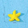 Mini Estrela-do-Mar Colorida Ornamento de Micro Paisagem Artesanato de Resina Acessórios de Decoração Estrela-do-Mar Pequena de Cinco Pontas Mediterrânea