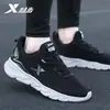 Zapatos de Hombre Xtep 2026 Zapatillas para Correr Zapatos Casuales para Hombre Genuinos Primavera y Otoño Negro Transpirables Zapatos Deportivos Tecnología de Hidrógeno