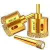 Broca Abrazada para Azulejos, Mármol, Vidrio, Broca para Perforación en Seco, Taladro Eléctrico, Herramienta Especial para Perforación de Piedra y Azulejo Completo