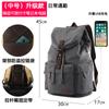 Mochila de lona vintage para hombre, mochila escolar para estudiantes universitarios, moderna, informal, de gran capacidad, para viajes, mochila para hombre