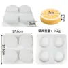 Molde de silicone de sabonete quadrado feito à mão molde de sabão de óleo essencial quadrado molde de bolo DIY molde de sabão de sabão resistente a alta temperatura fácil de tirar