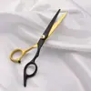 Tijeras de Peluquería de Acero Inoxidable, Set de Tijeras Planas Dentadas Adelgazadoras, Tijeras Adelgazadoras, Herramienta para Cortar Flequillos, Tienda de Corte de Cabello