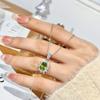Joyería Hui Kai más vendida traje de joyería de plata esterlina S925 tesoro de color natural colgante de huevo de paloma pequeño piedra principal 6*8mm