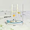 Nuevos Adornos de Modelo de Velero Mediterráneo de 19 cm Decoraciones Creativas para el Hogar Productos Turísticos Marinos Souvenirs