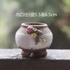 Maceta Miniatura para Plantar Plántulas de Pulgar, Maceta de Gres Pequeña Transpirable y Linda Tipo Control de Punta de Dedo Maceta para Suculentas