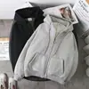 Suéter cárdigan de punto para hombre, forro polar cálido, con capucha para deporte, abrigo casual moderno, chaqueta holgada, ropa superior