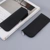 Bolsa para gafas de lectura nueva moda portátil cremallera hecha a mano estuche para gafas personalizado cuero PVC bolsa suave para gafas