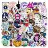 Precio Fijo50 Piezas de Compra Directa Transfronteriza Pegatinas de Graffiti Pintadas a Mano con Temática de Magia Pegatinas Mágicas de Mariposa Más Vendidas