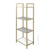 Estantería de Almacenamiento para Baño Jub de Pie para Esquina del Baño Estantería de Almacenamiento para Esquina del Inodoro del Hogar Cocina