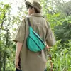 Nueva bolsa de pecho de moda transfronteriza de color dopamina, con bloques de color, moderna, para ocio al aire libre, ciclismo y deportes, bandolera de un solo hombro