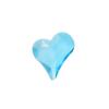 Taladro de hielo a través de un corazón torcido, taladro de fondo plano con explosión en vivo, taladro de vidrio de amor, taladro de uñas, joyería de uñas DIY al por mayor
