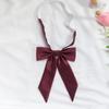 Jk Gravata Borboleta Uniforme Uniforme Escolar Terno Saimen Cor Sólida Gola Raiz de Pena Flor Gravata Borboleta Feminino Grátis Estilo Japonês Estilo College Moda Tendência