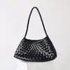 Bolso Nuevo Tejido a Mano para Empanadas, Bolso de Hombro, Lujo Ligero, Sensación de Alta Gama, Bolso de Mano Retro Versátil, Bolso de Hombro Único, Bolso para Madre e Hija