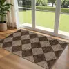 Alfombrillas de Suelo Florales de Terciopelo de Cristal Estilo Nórdico Simple para el Hogar Transfronterizas Puerta de Entrada Puerta de Entrada Alfombrillas de Suelo Resistentes a las Manchas
