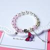 Pulsera Año Nuevo del Dragón 2024 para Mujer Pulsera Imitación Cinabrio Bollo de Dragón Nuevo Estilo Chino Joyería Estilo Chino Año del Dragón